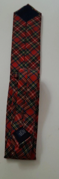Corbata Escocesa Roja y Verde