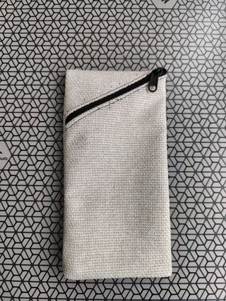 Estuche gafas beige - cremallera