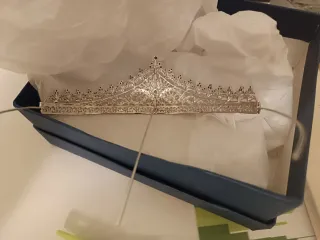 Tiara Plata Boda