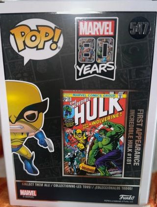 Funko Pop! Wolverine Marvel 80 años #547