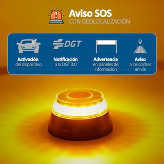2 Luces de Emergencia Homologada Geolocalizada