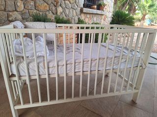 Cuna bebé blanca - Mini cuna