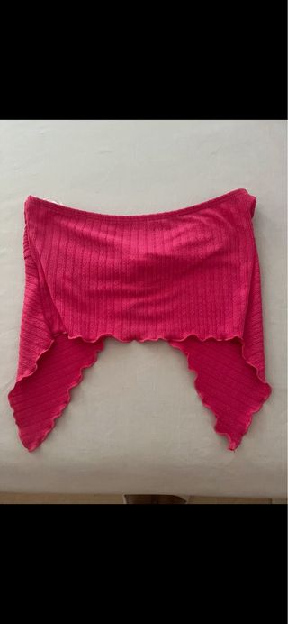 Top rosa anudado - Buen estado