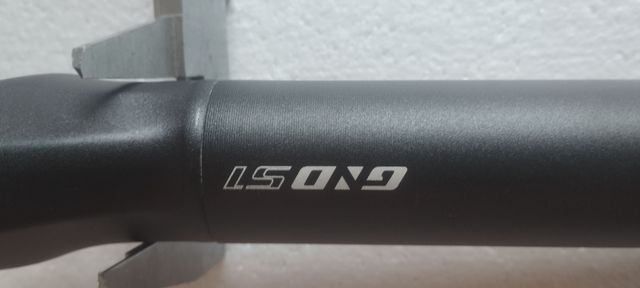 Tija sillín bici 40cm largo 34.9mm diametro .