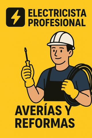 Electricista profesional – Averías, reformas y mas