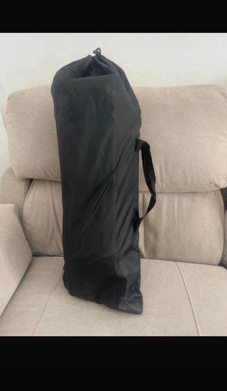Mesa camping plegable negra