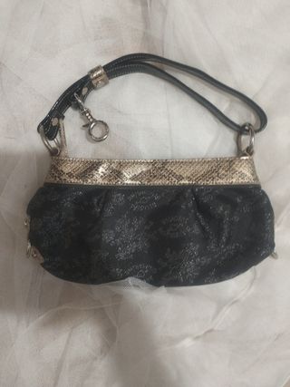 Pochette nera e oro | Borsetta elegante