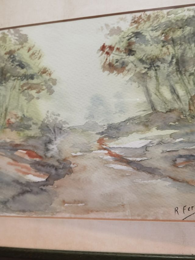 Acuarela original R. Ferrer