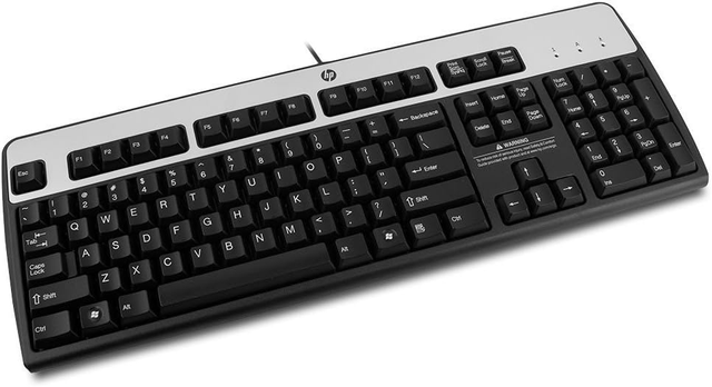 Teclado HP KU-0316 - Gris y Negro
