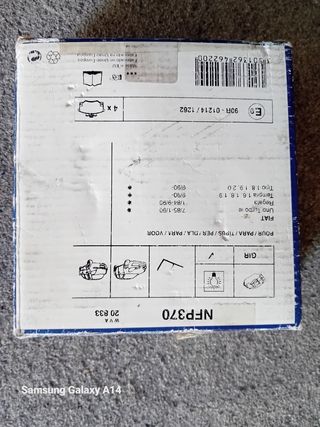 Fiat uno Pastiglie freno ant marca norauto