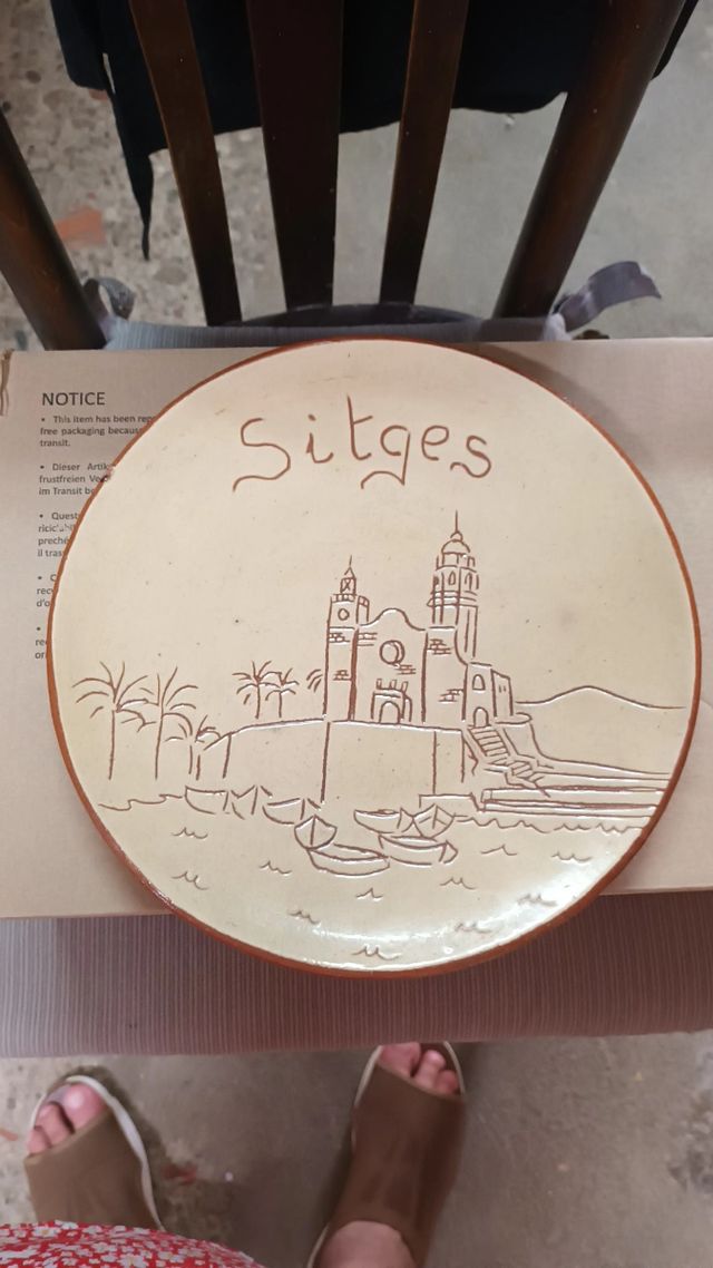 Plato Sitges Decorativo