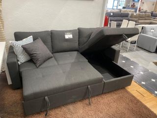 Sofá en Oferta con cama, arcón y chaise longue