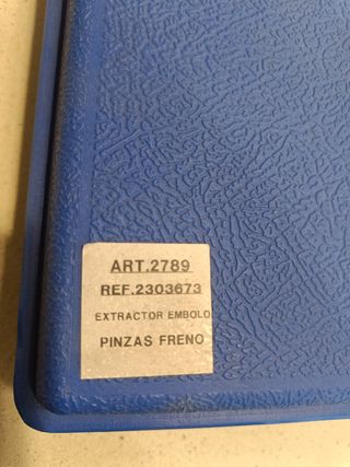 Extractor émbolos pinzas freno