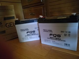 2x Baterías FQS 12-33GEL 12V