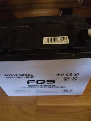 2x Baterías FQS 12-33GEL 12V