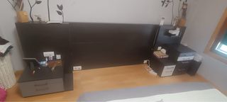 Cabecero cama + 2 mesillas noche