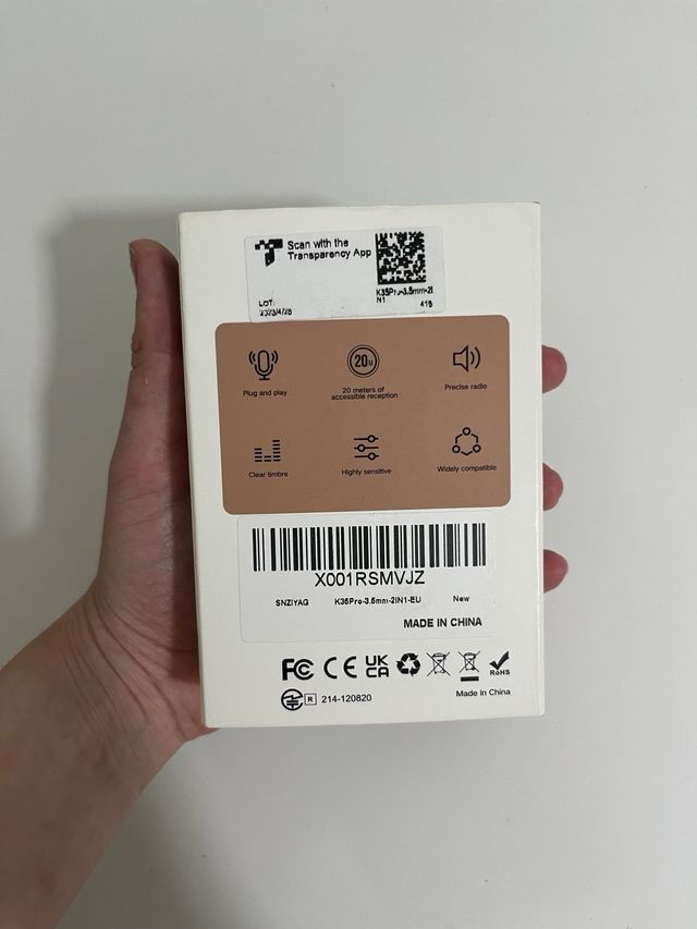 Microfone sem fios SNZIYAG