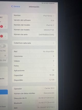 iPad Air 2 Gris Espacial