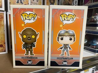 Funko Chewbacca 387 & funko Starkiller 386