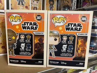 Funko Chewbacca 387 & funko Starkiller 386