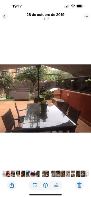 Pergola con lona nueva