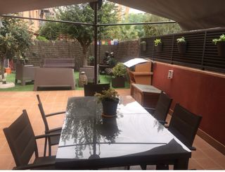 Pergola con lona nueva