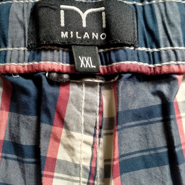 Pijama Milano Hombre - Rojo y Azul - XXL