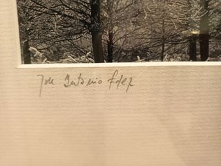 Fotografías firmadas: Paisaje invernal