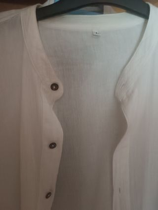Camisa blanca hombre - L
