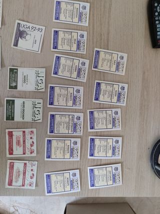 Cromos FC Barcelona antiguos