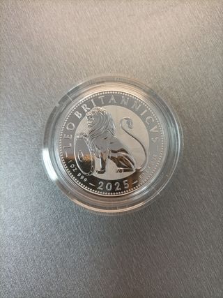 Moneda Plata Británica León - Lion 2025