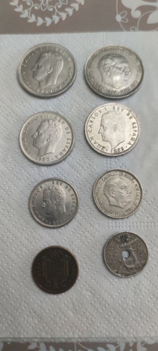 8 Monedas España - colección
