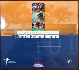 Set Euros Sin Circular Banco Holanda 2001