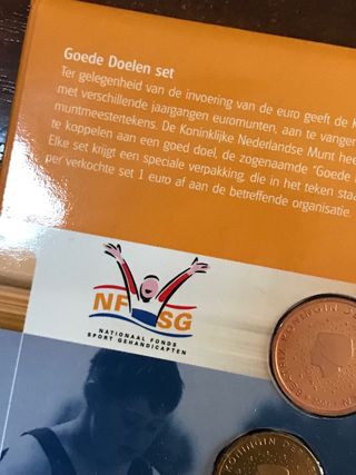 Set Euros Sin Circular Banco Holanda 2001