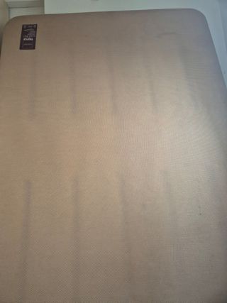 Base cama LO MONACO beige 1,35 x 90 con seis patas