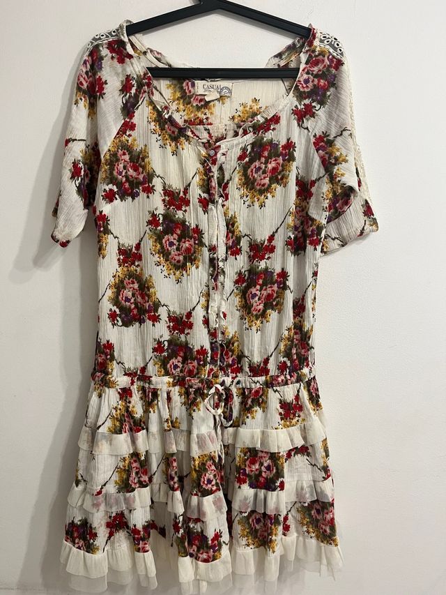 Vestido floral boho