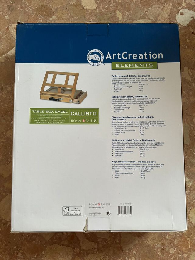 Caballete mesa Calliso Royal Talens