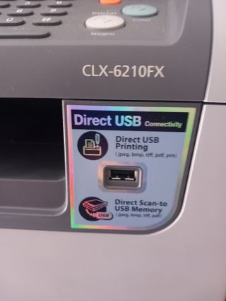 2 Impresoras Samsung CLX-6220FX Grises nuevas 
