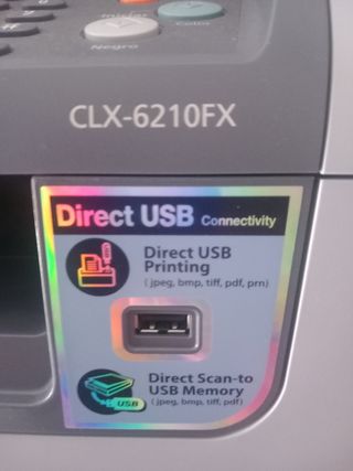 2 Impresoras Samsung CLX-6220FX Grises nuevas 
