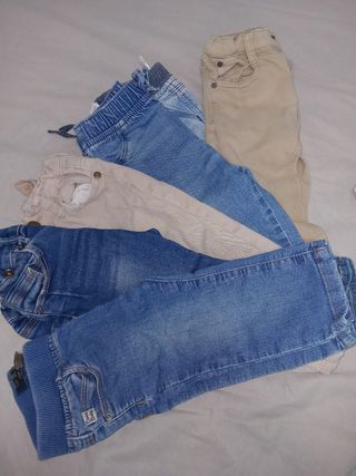 6pantalones bebé 1 año
Y ropita para invierno 