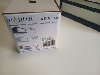 Aplique exterior Utah - Negro
3 unid 20€ cada.