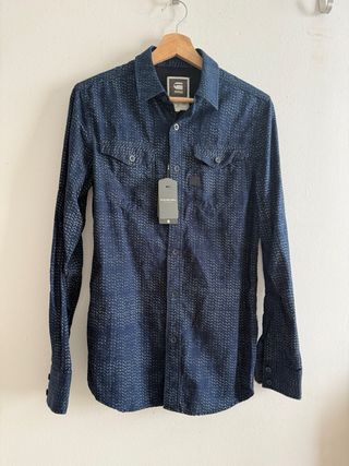 Camisa G-Star Raw azul