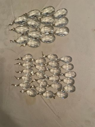 Cristales para lámparas - 37 piezas