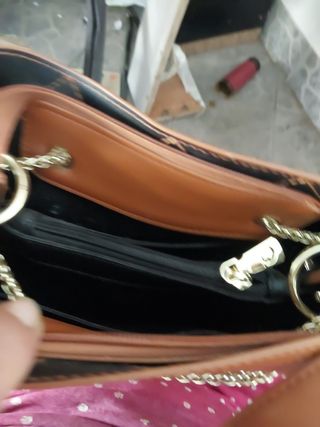 Bolso marrón estilo Chanel