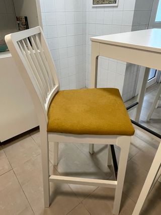 Mesa alta cocina IKEA Nordviken + 4 sillas