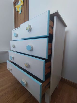 Cómoda infantil - Aviões & Nuvens