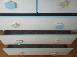 Cómoda infantil - Aviões & Nuvens