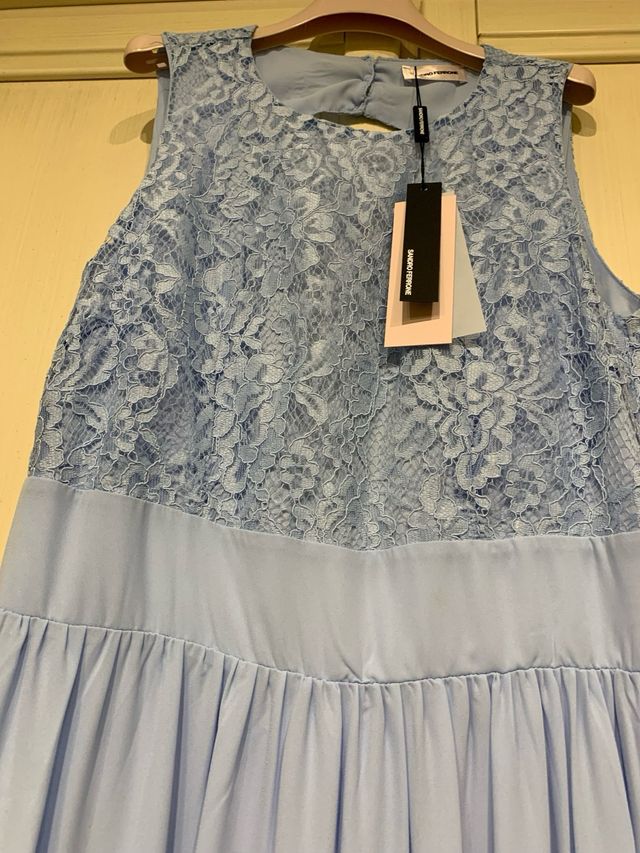 Vestito lungo Sandro Ferrone azzurro