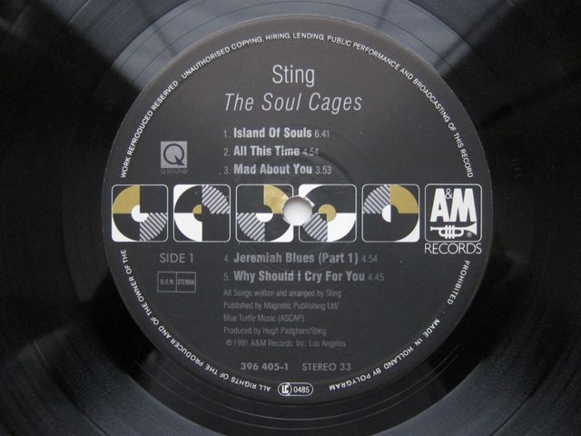vinilo Sting