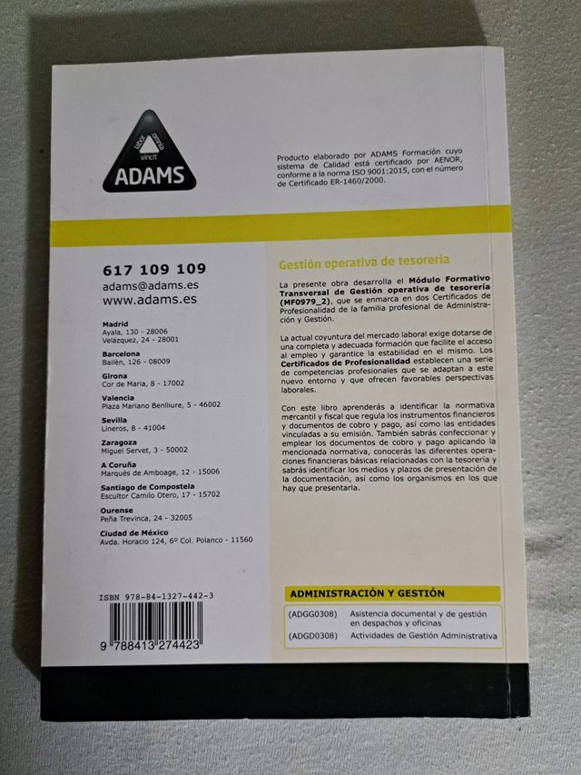 Gestión operativa de tesorería